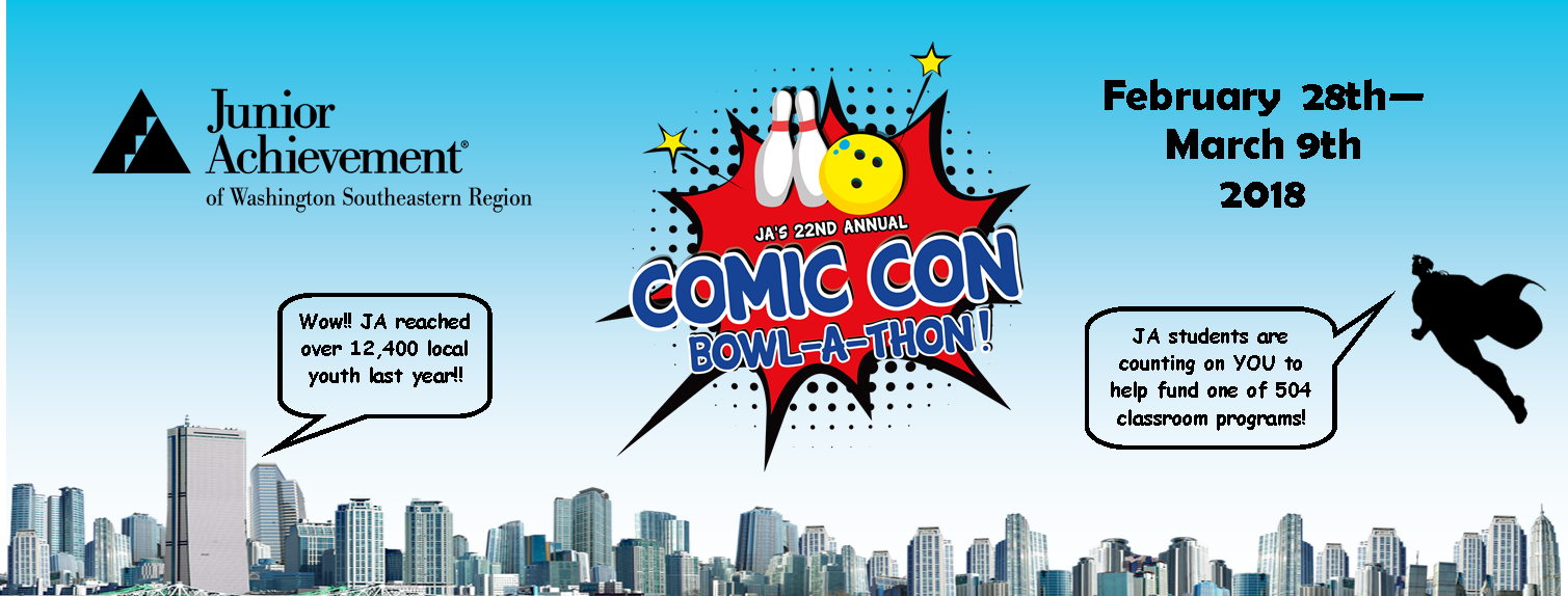 JA Southeastern WA Comic Con Bowl-A-Thon / Bechtel
